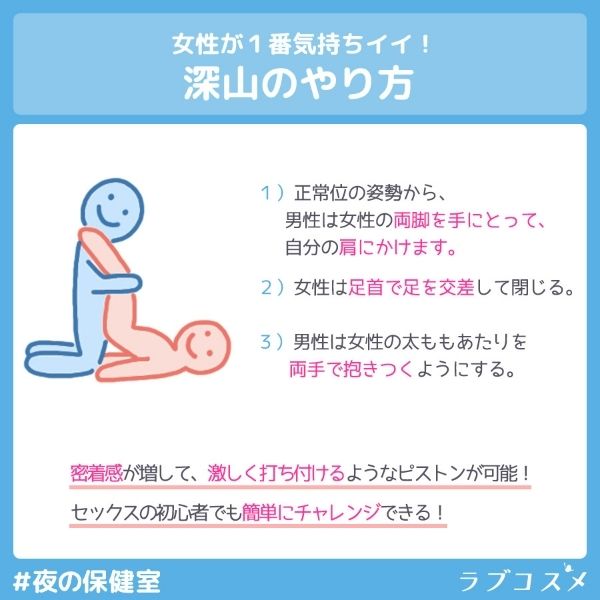 女性が1番気持ちイイ「深山」のやり方